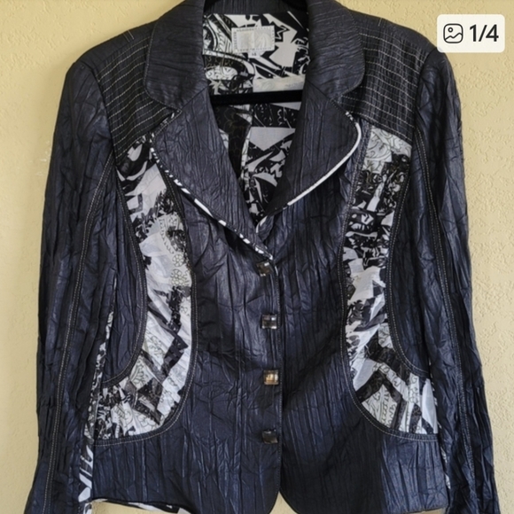 Alberto Makali 12/14 Black/White Evening Jacket - Picture 5 of 7